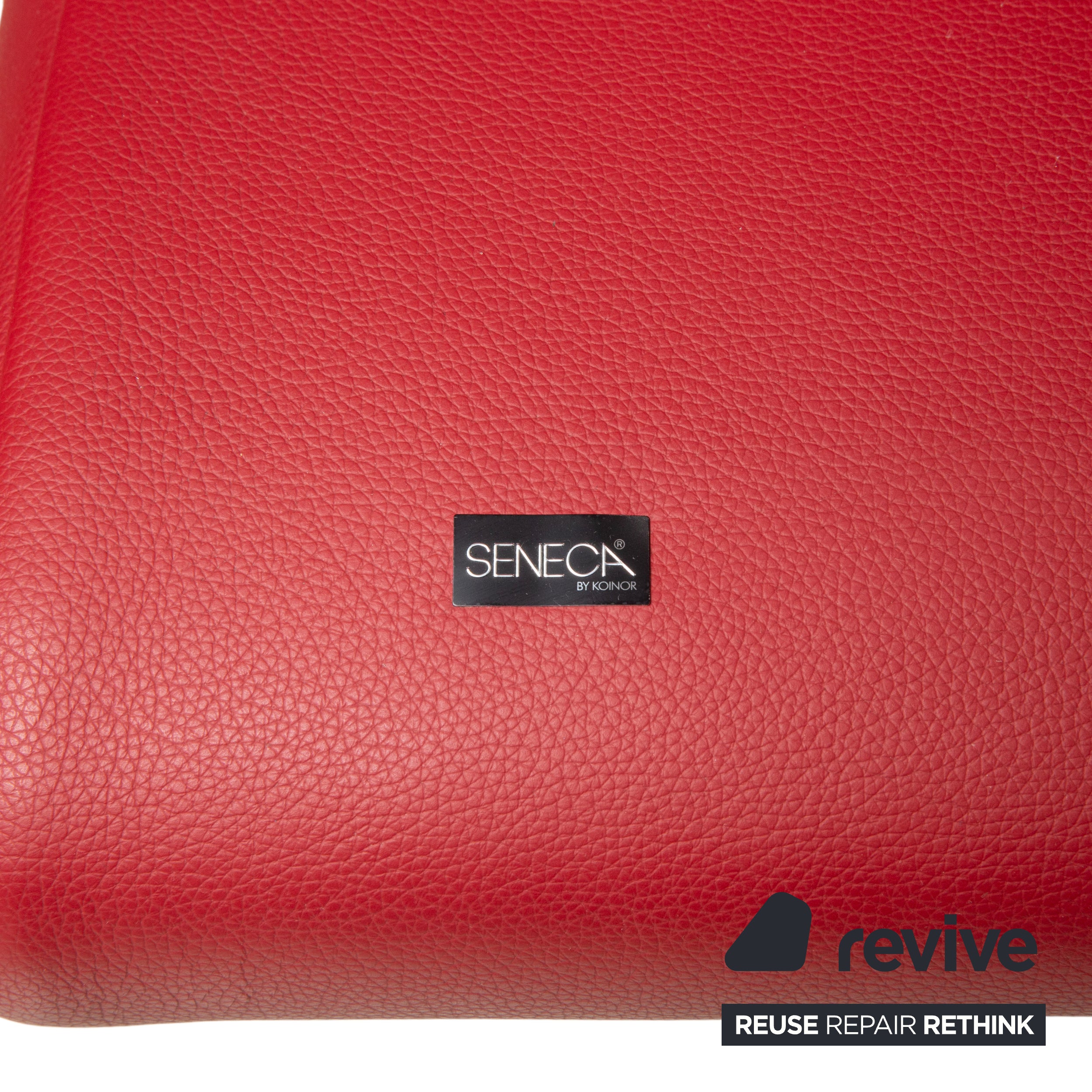 Koinor Rossini Leder Dreisitzer Zweisitzer Rot manuelle Funktion Sofa Couch