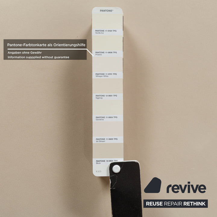 Koinor Rossini Leather Stool Beige Cream