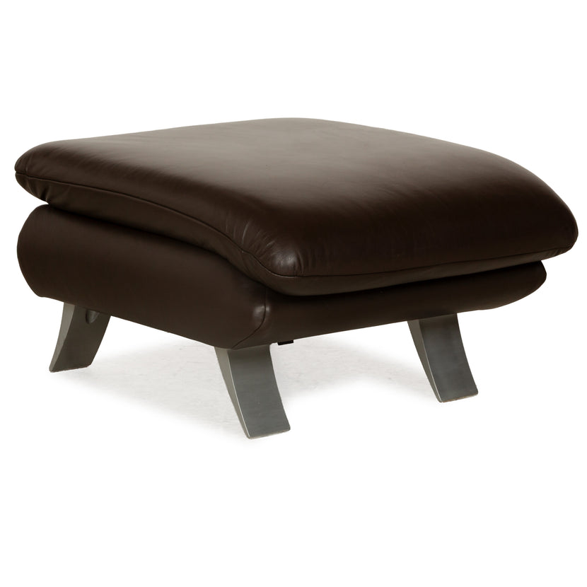 Koinor Rossini Leather Stool Brown