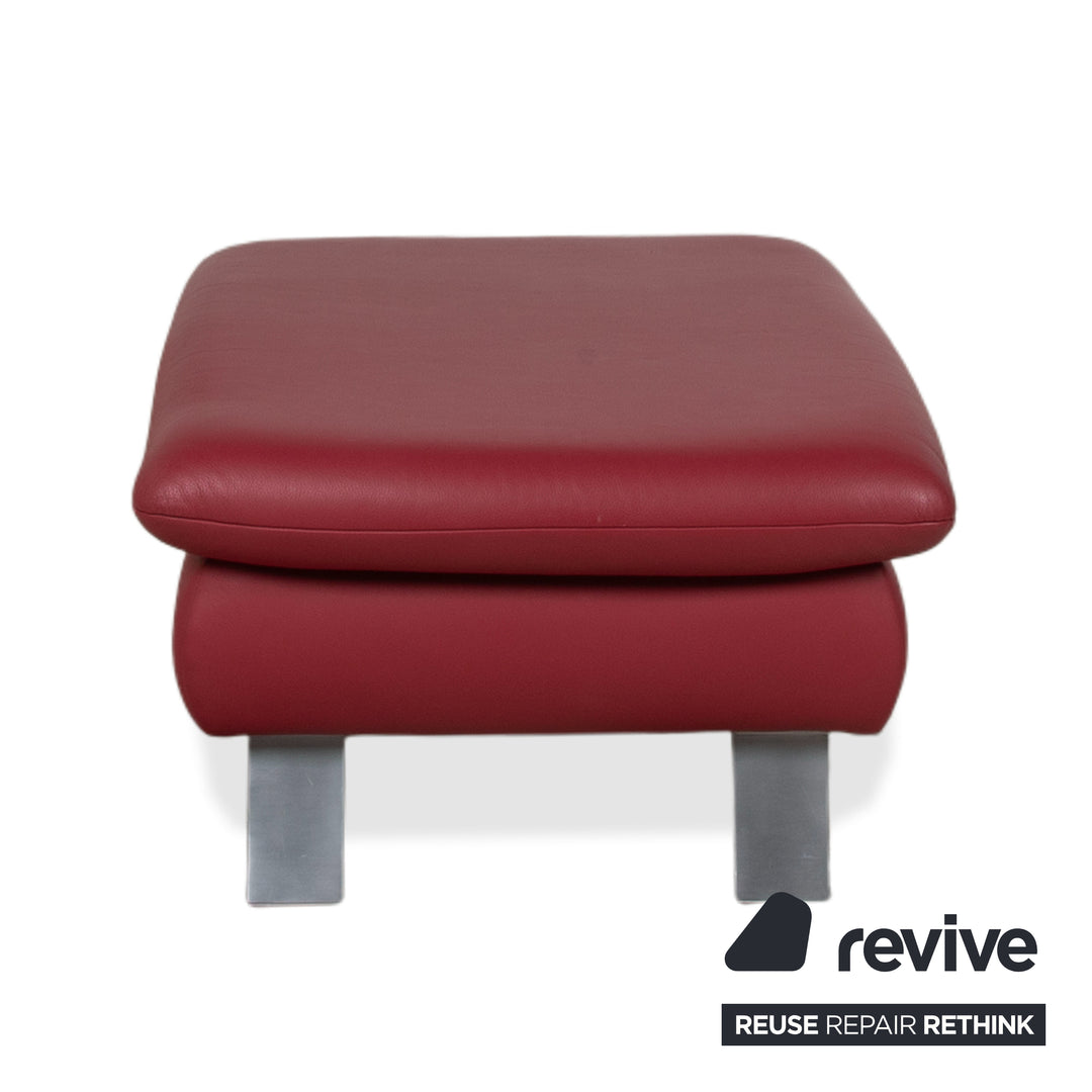 Koinor Rossini Leather Stool Red