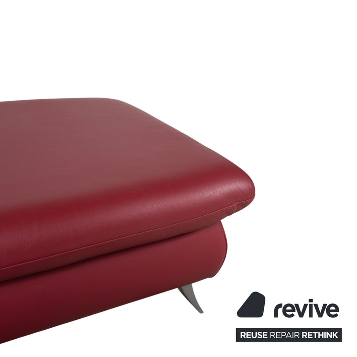 Koinor Rossini Leather Stool Red