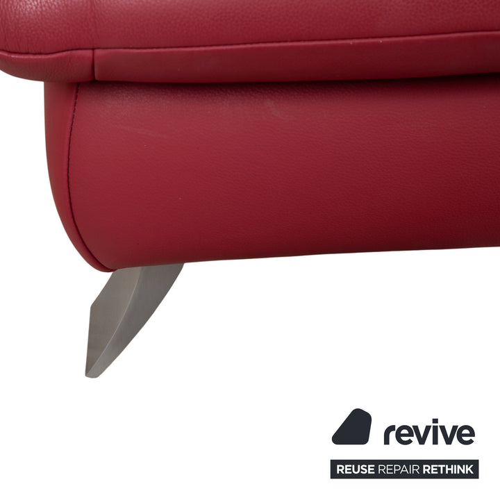 Koinor Rossini Leather Stool Red