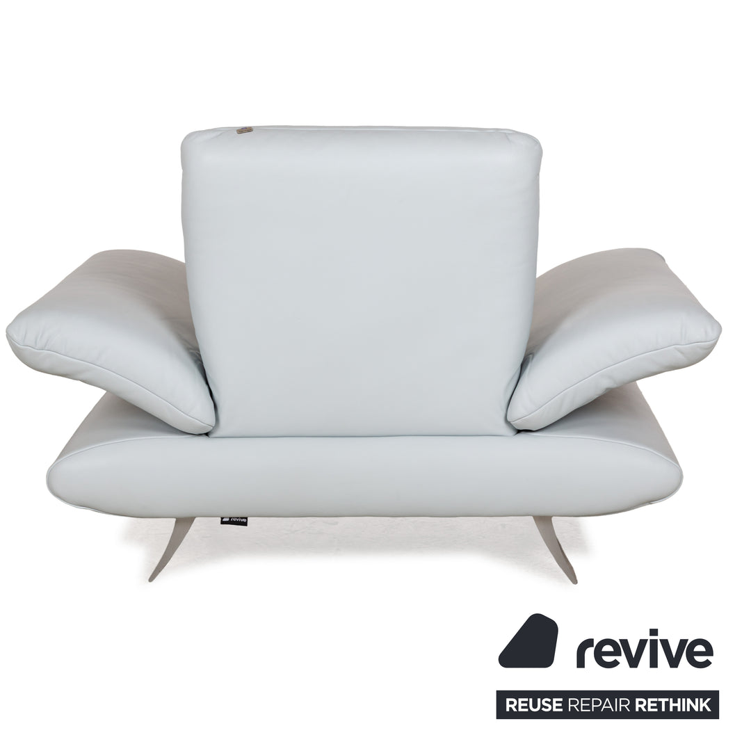 Koinor Rossini Leder Sessel Blau Eisblau manuelle Funktion