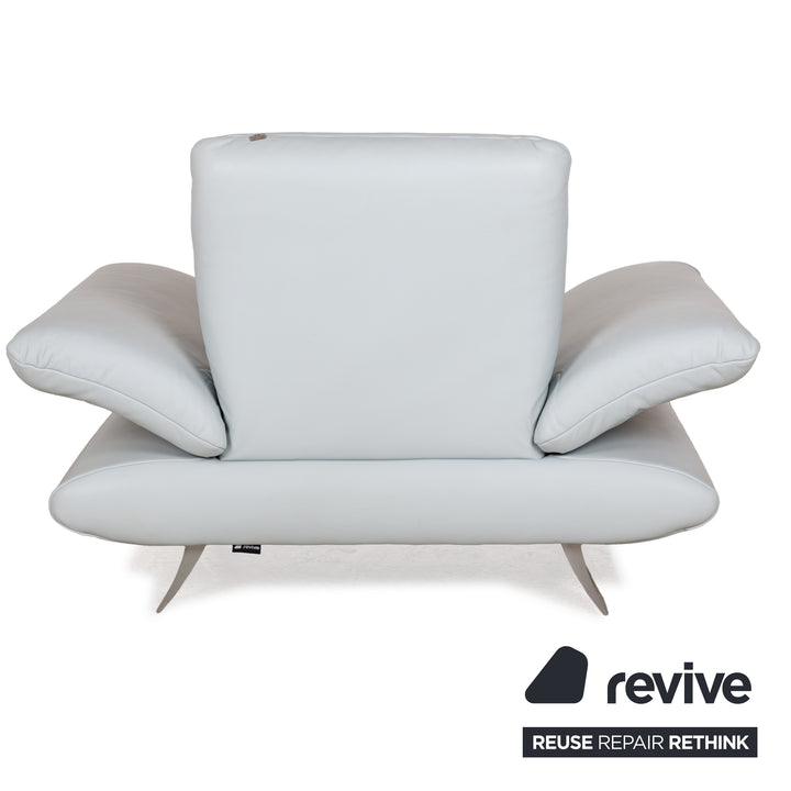 Koinor Rossini Leder Sessel Blau Eisblau manuelle Funktion