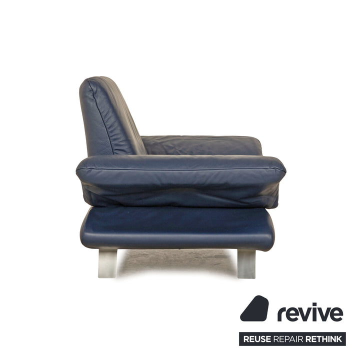 Koinor Rossini Leather Armchair Blue manual function