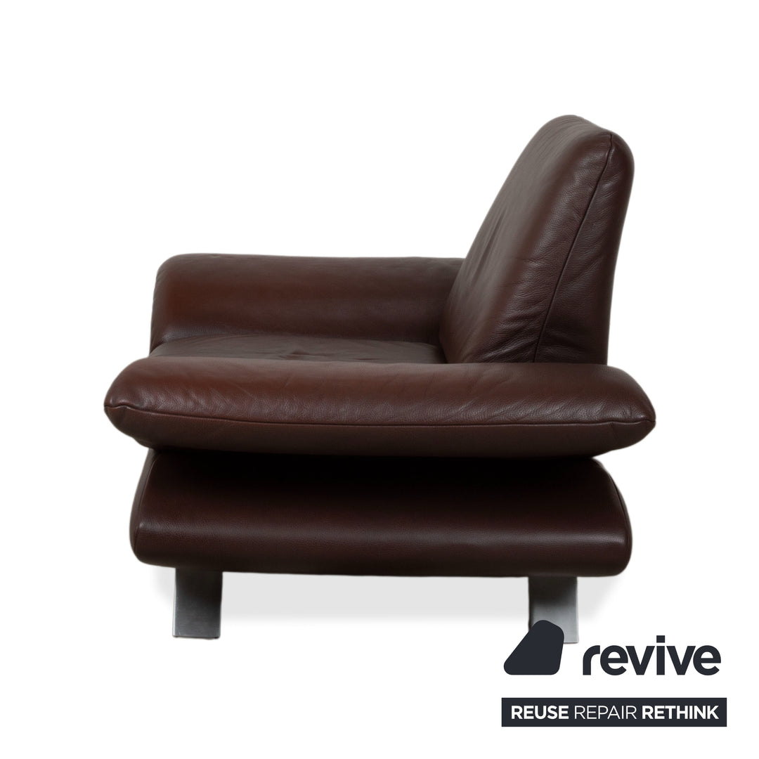 Koinor Rossini Leder Sessel Braun manuelle Funktion