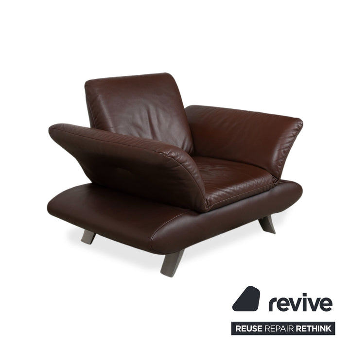 Koinor Rossini Leder Sessel Braun manuelle Funktion