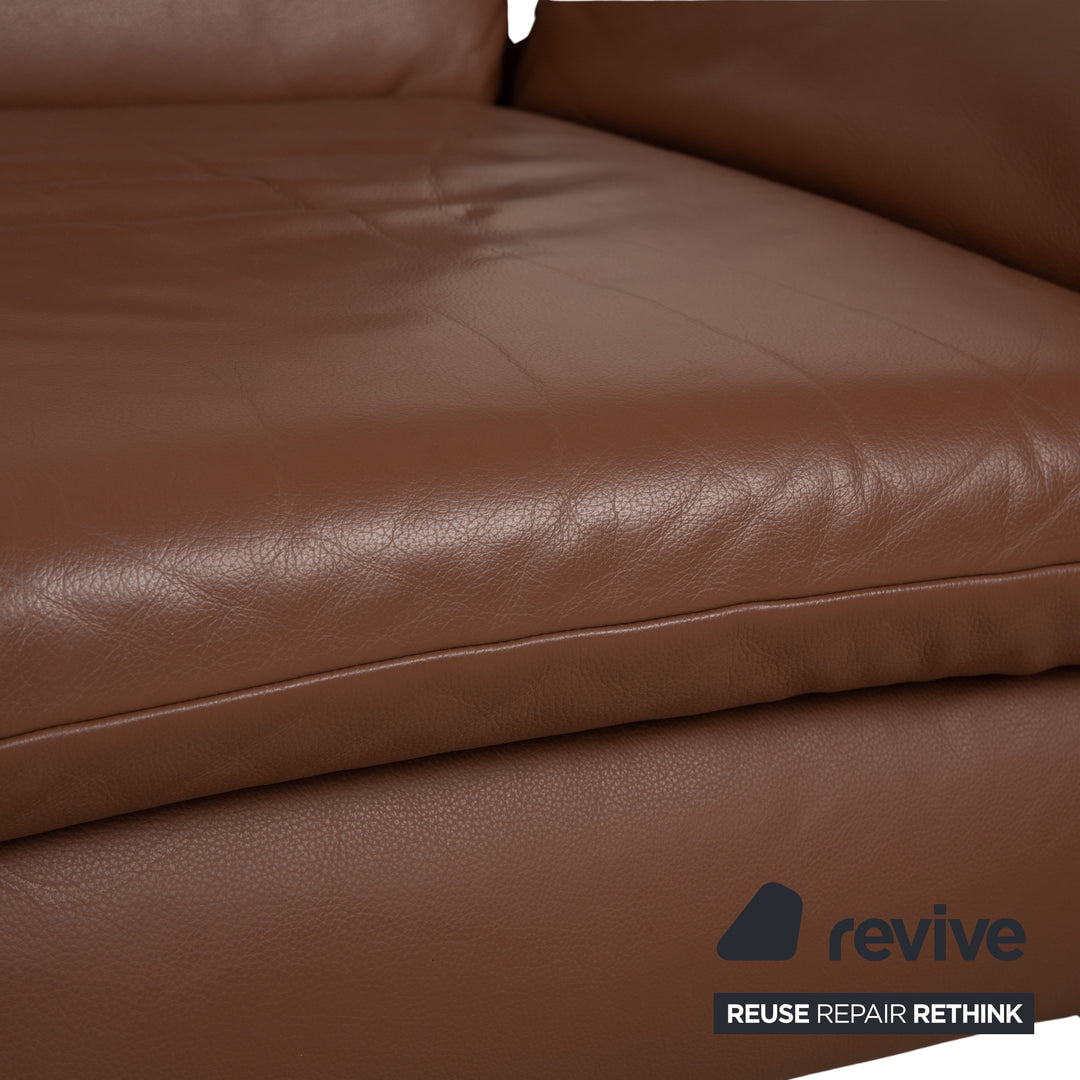 Koinor Rossini Leder Sessel Braun manuelle Funktion