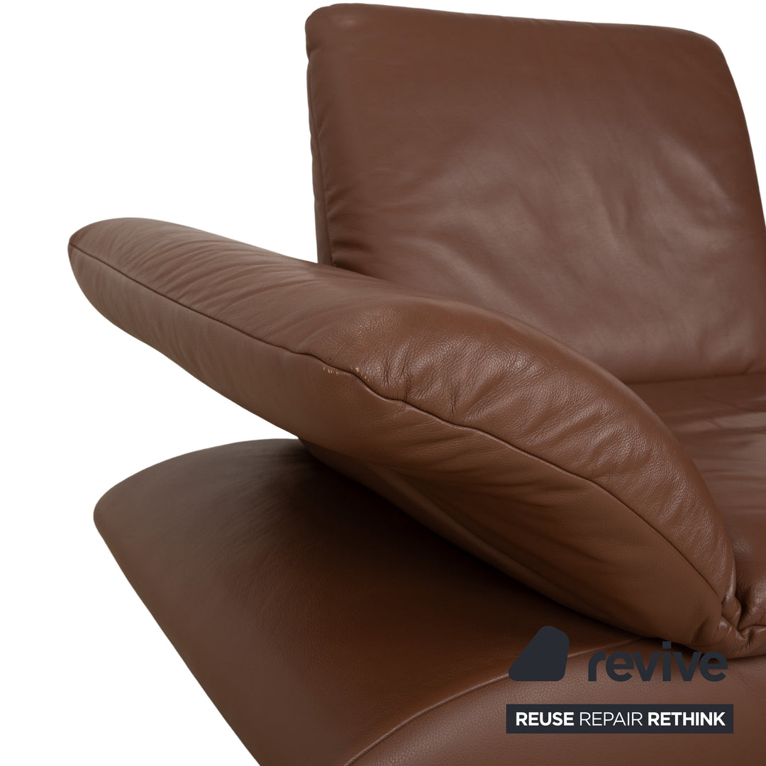 Koinor Rossini Leder Sessel Braun manuelle Funktion