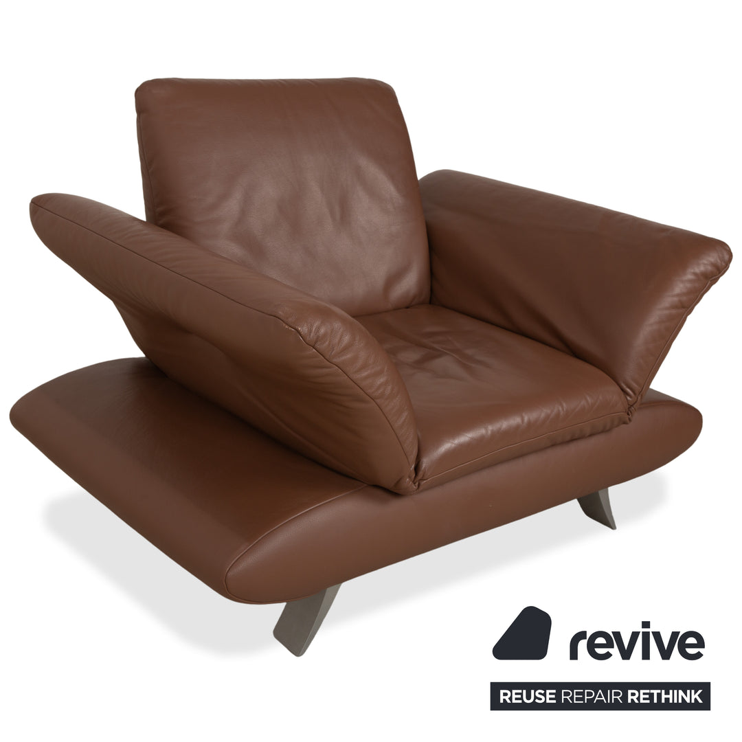 Koinor Rossini Leder Sessel Braun manuelle Funktion