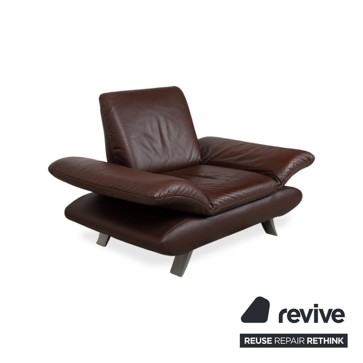 Koinor Rossini Leder Sessel Braun manuelle Funktion