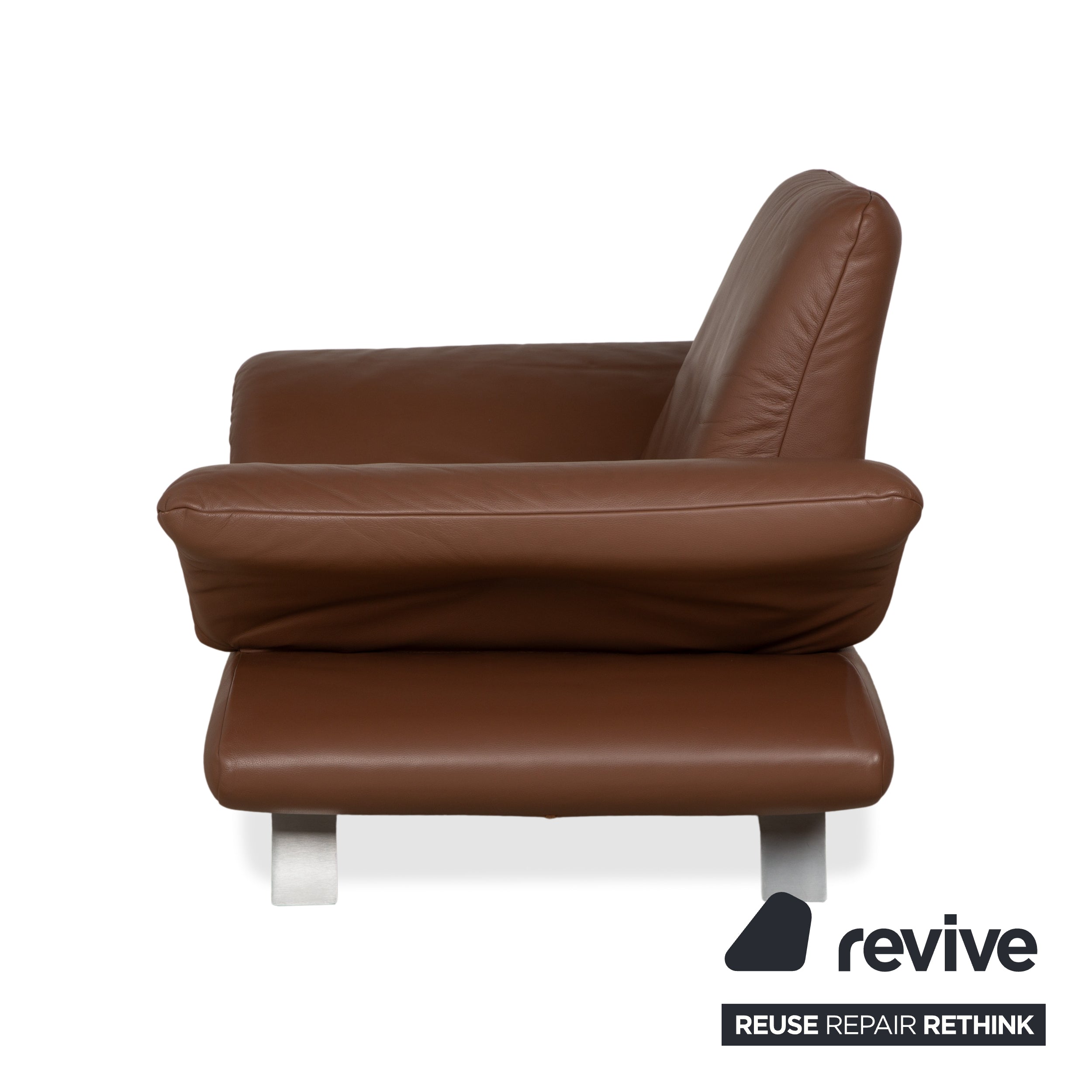 Koinor Rossini Leder Sessel Braun manuelle Funktion