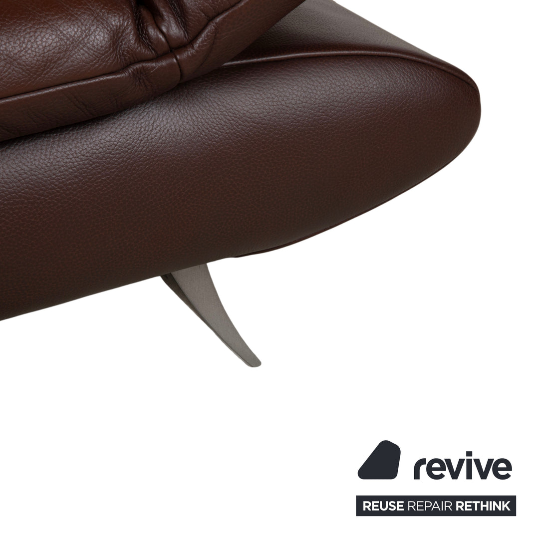 Koinor Rossini Leder Sessel Braun manuelle Funktion