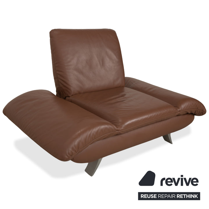 Koinor Rossini Leder Sessel Braun manuelle Funktion