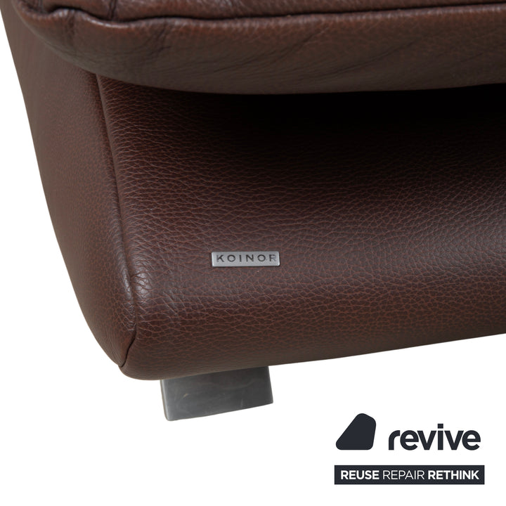 Koinor Rossini Leder Sessel Braun manuelle Funktion