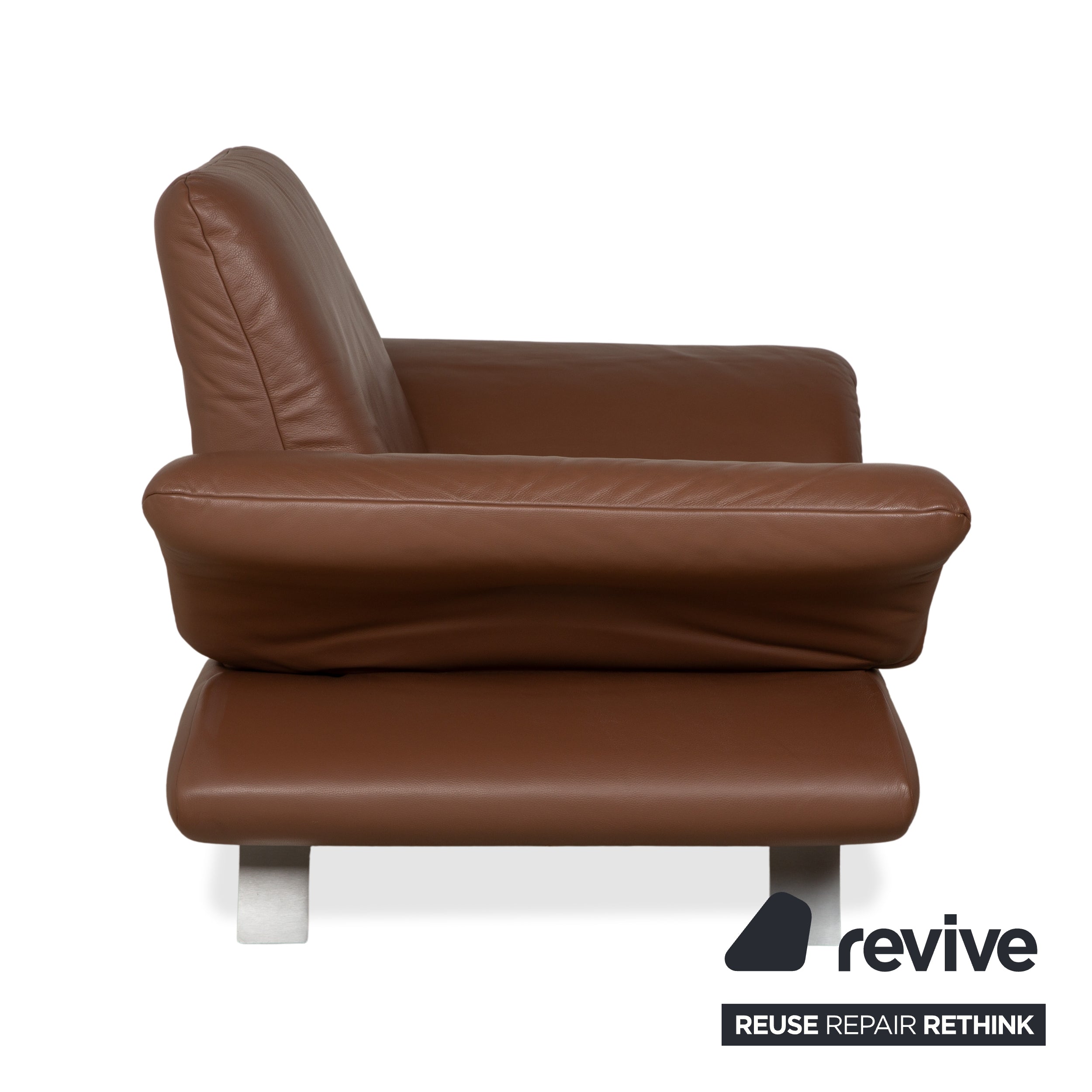 Koinor Rossini Leder Sessel Braun manuelle Funktion