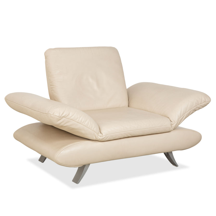 Koinor Rossini Leder Sessel Creme Beige manuelle Funktion