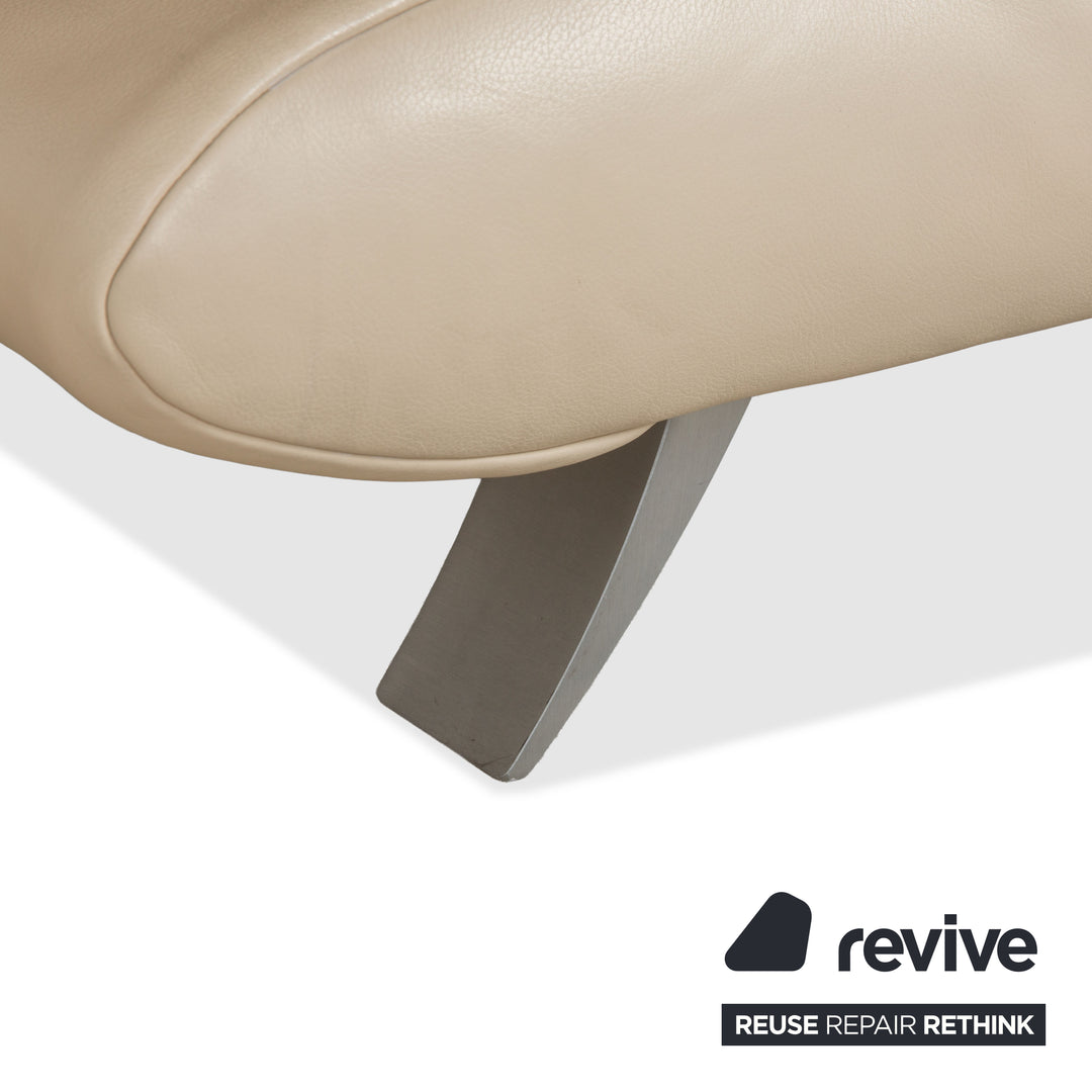 Koinor Rossini Leder Sessel Creme Beige manuelle Funktion