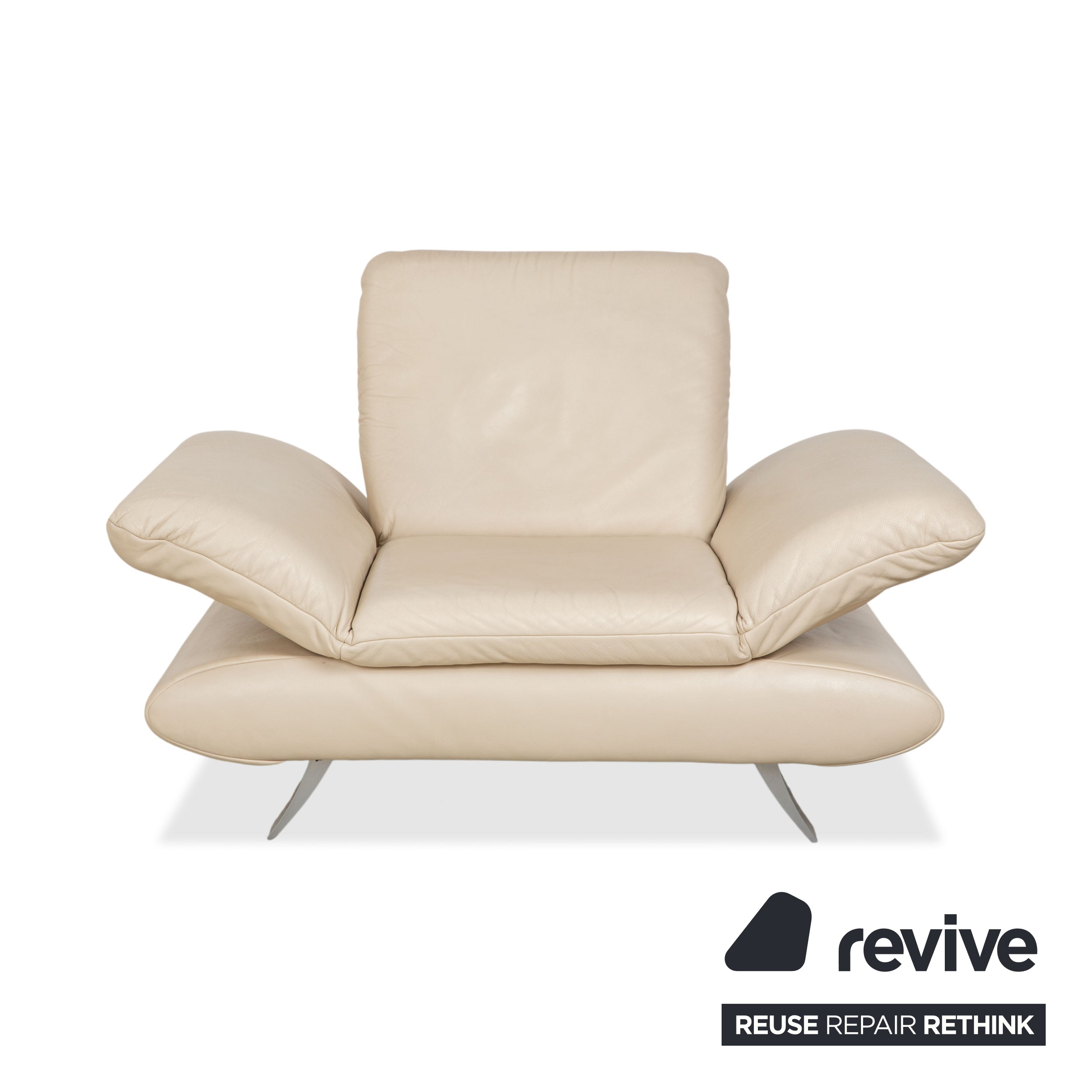 Koinor Rossini Leder Sessel Creme Beige manuelle Funktion