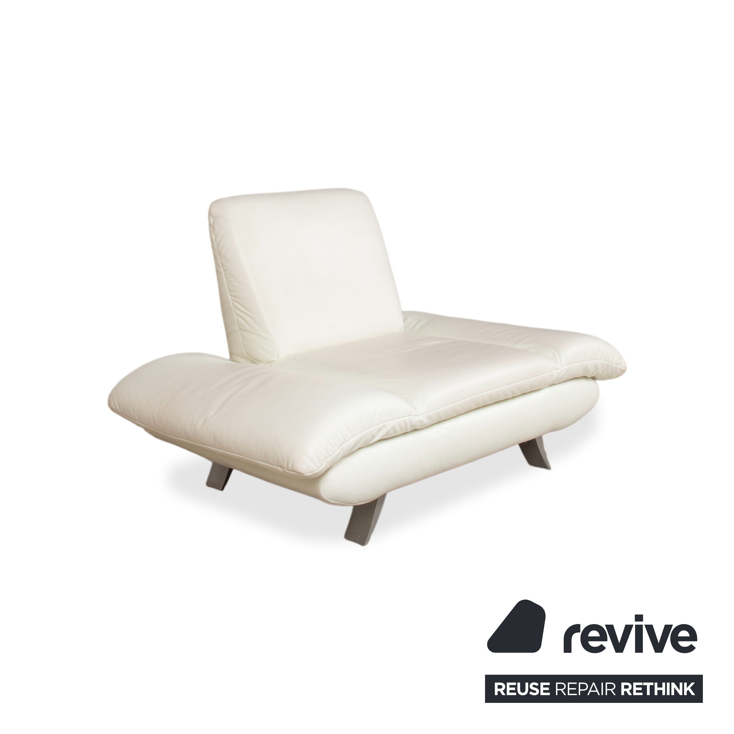 Koinor Rossini Leder Sessel Creme Weiß manuelle Funktion