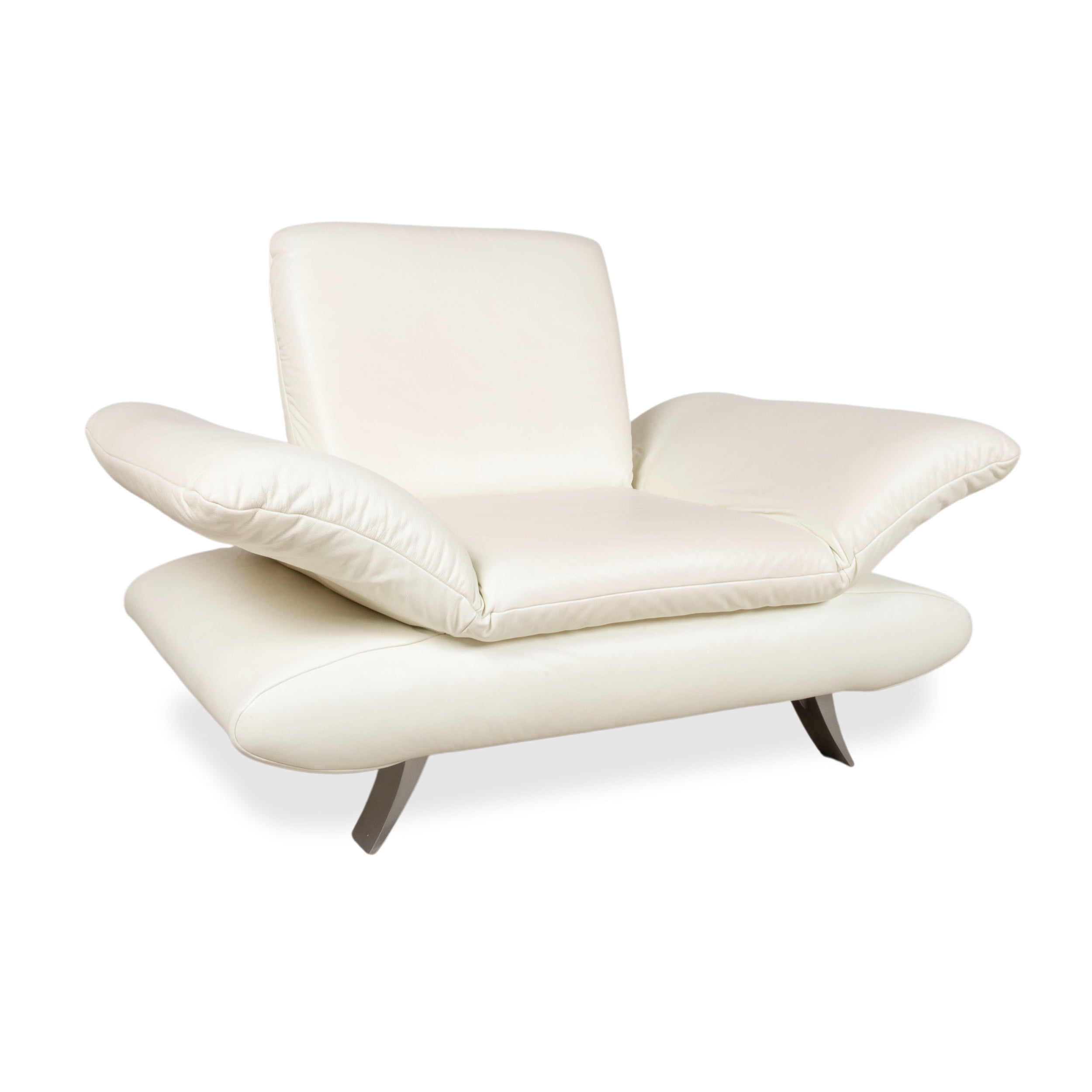 Koinor Rossini Leder Sessel Creme Weiß manuelle Funktion