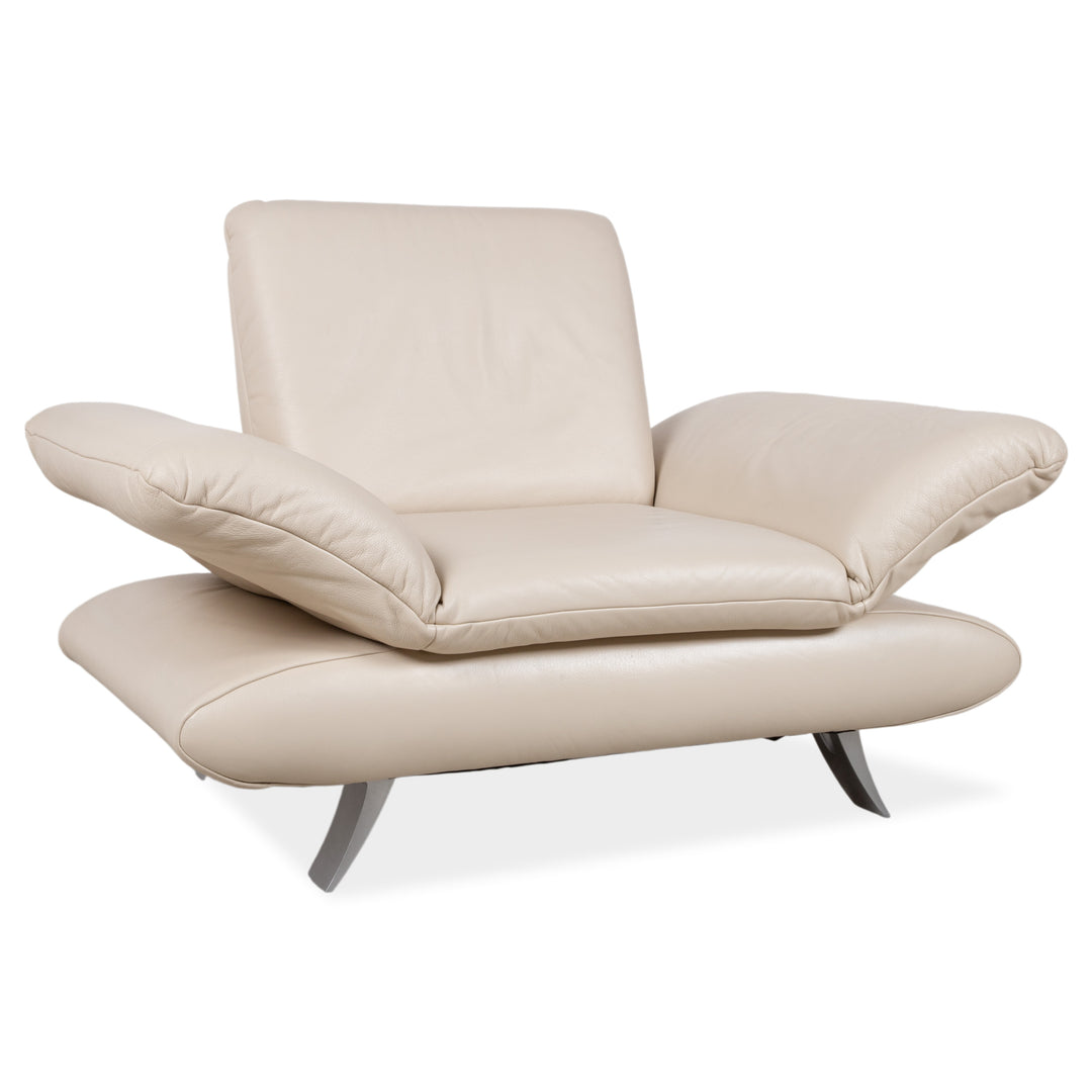 Koinor Rossini Leder Sessel Creme manuelle Funktion