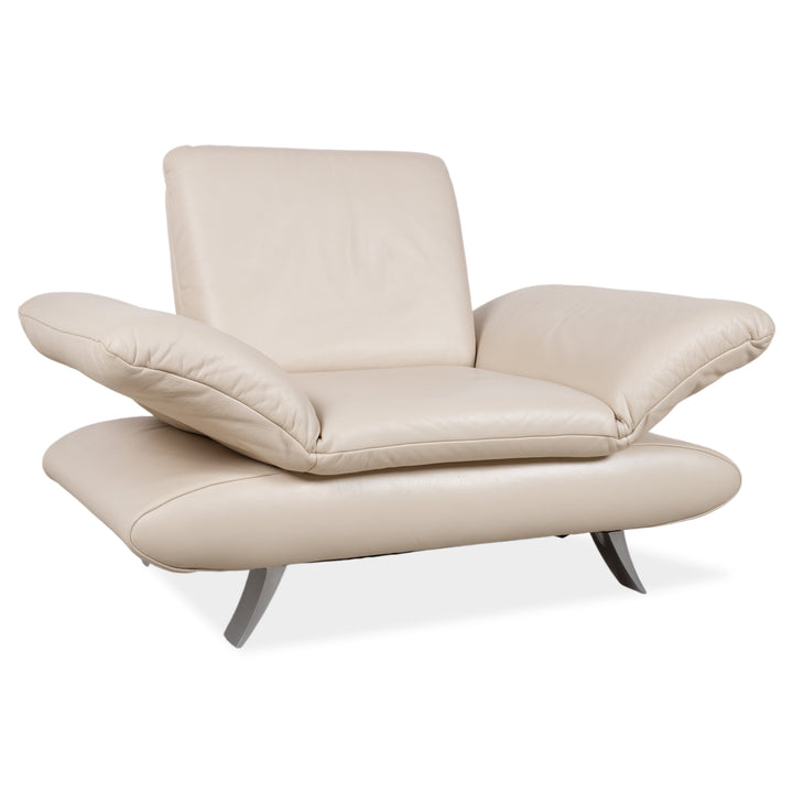 Koinor Rossini Leder Sessel Creme manuelle Funktion