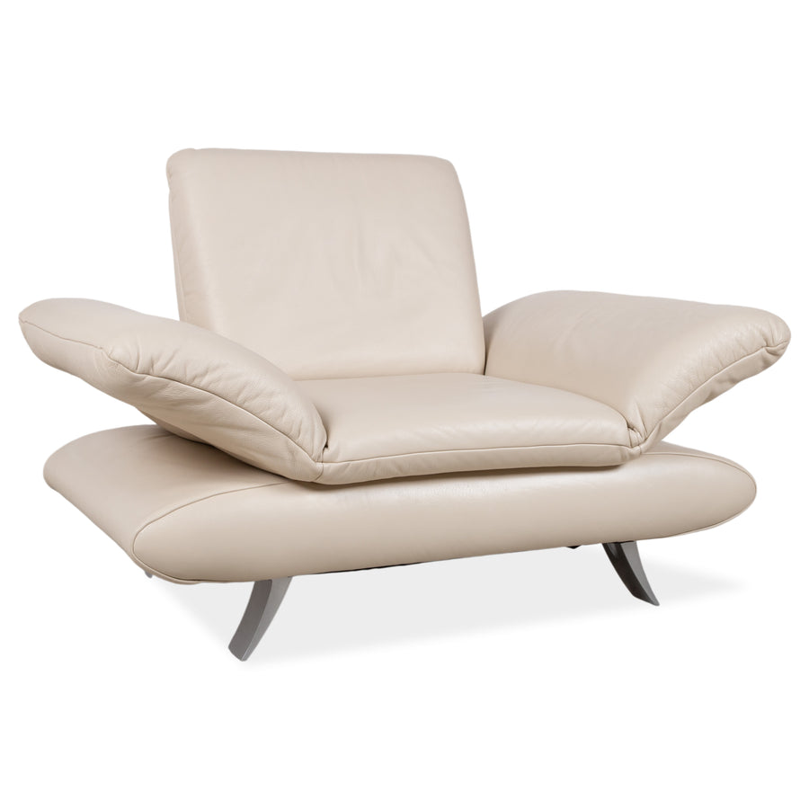 Koinor Rossini leather armchair cream manual function