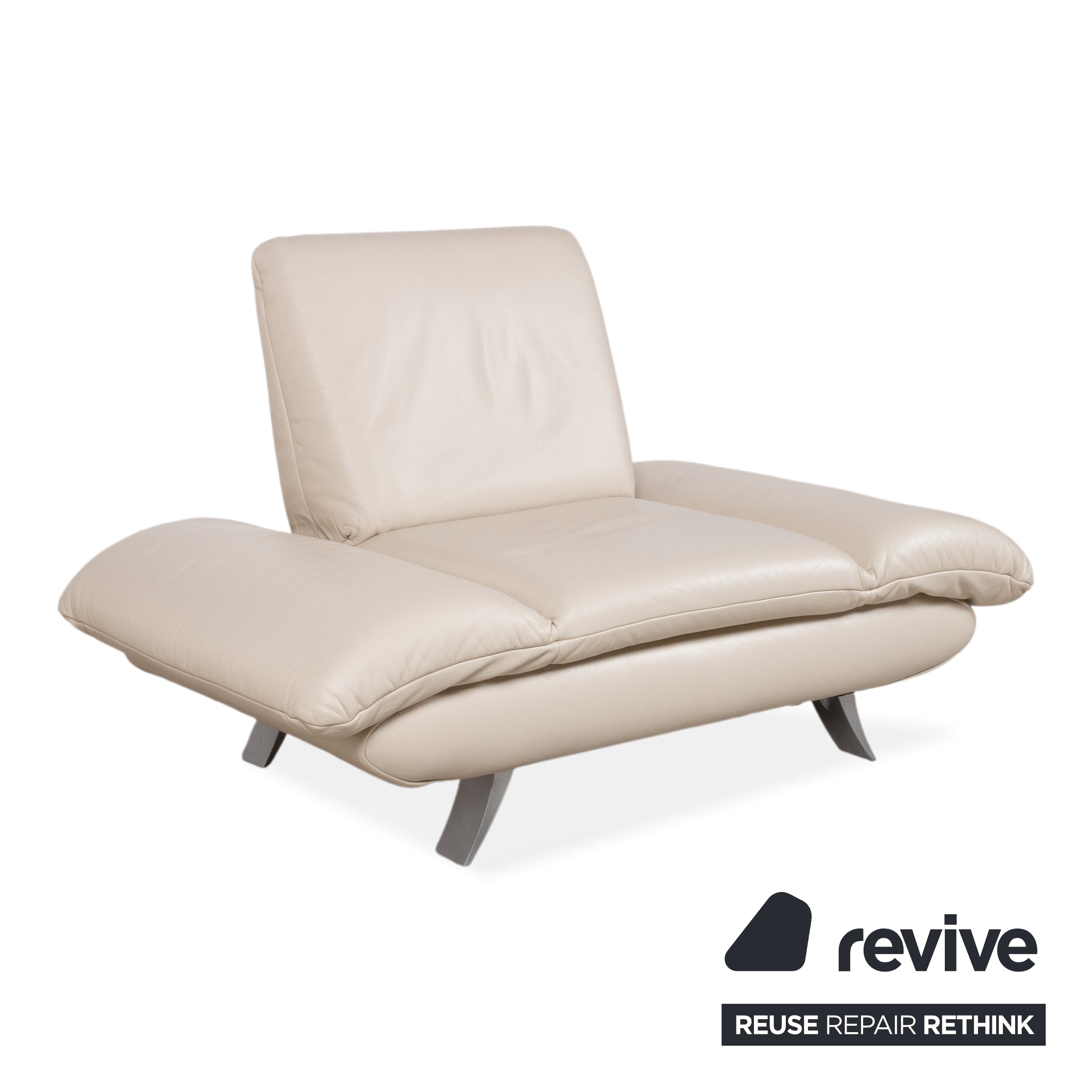 Koinor Rossini Leder Sessel Creme manuelle Funktion