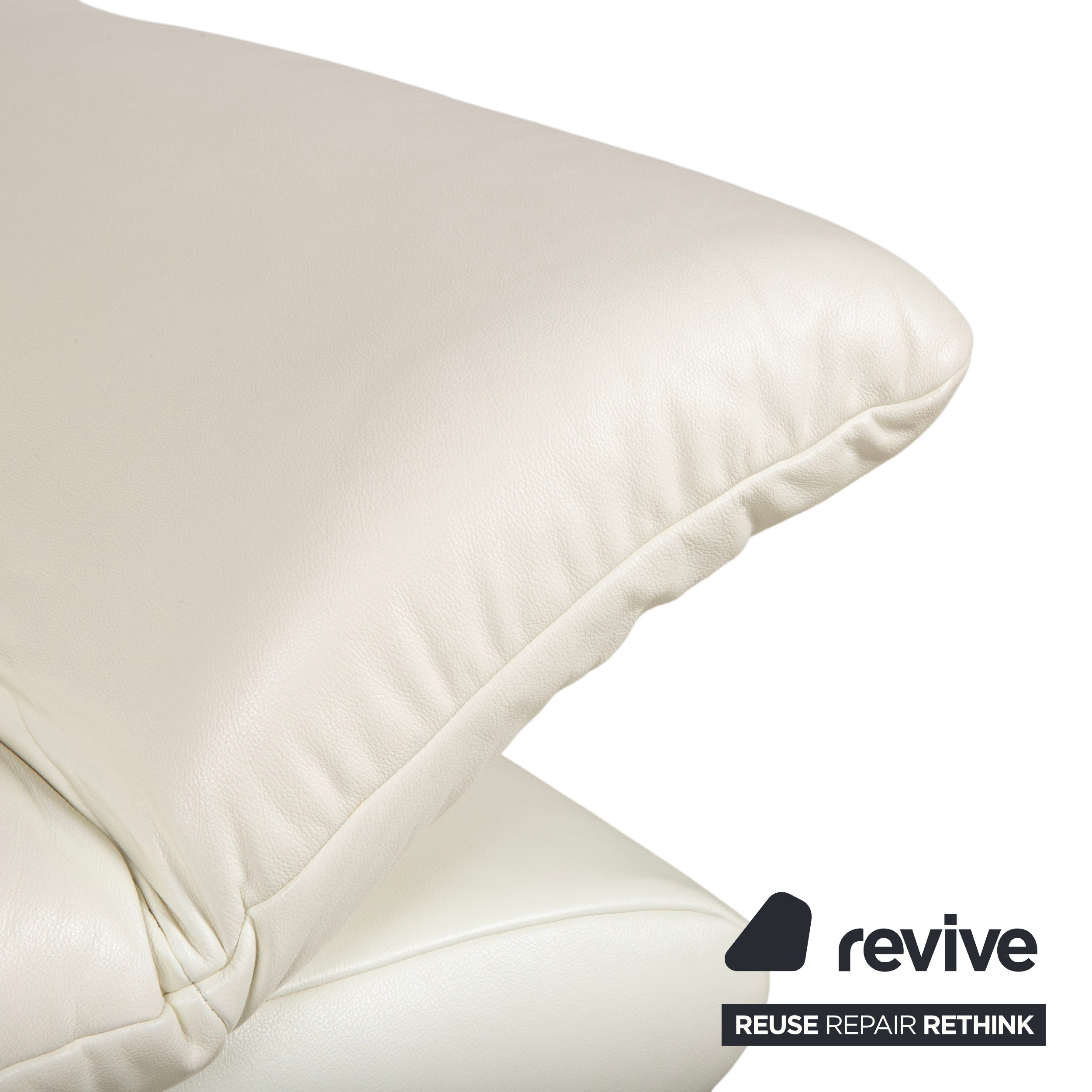 Koinor Rossini Leder Sessel Creme Weiß manuelle Funktion