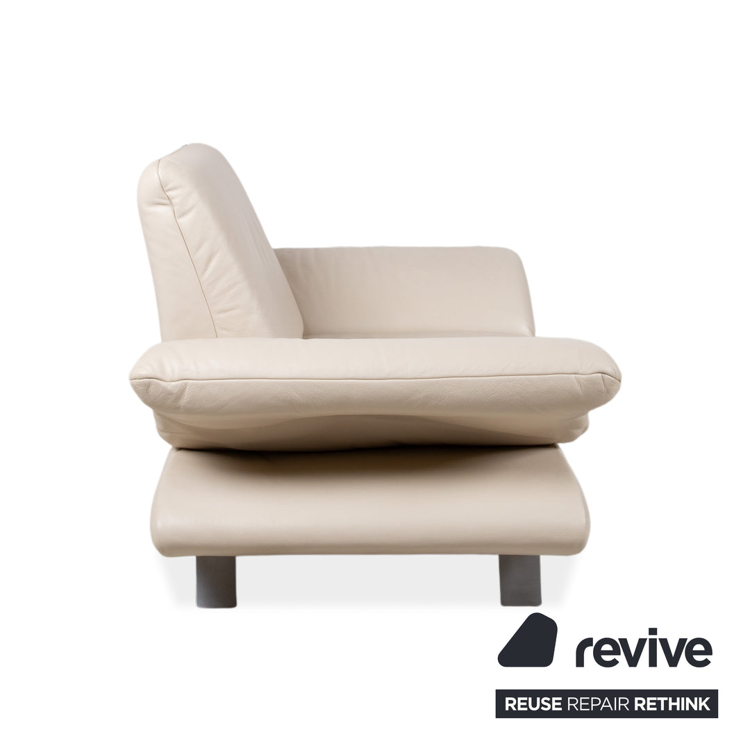 Koinor Rossini Leder Sessel Creme manuelle Funktion