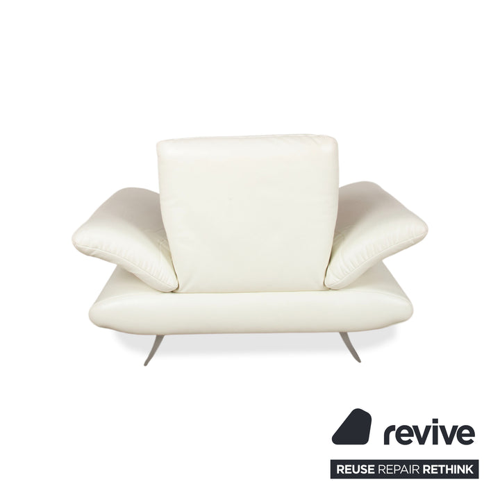 Koinor Rossini Leder Sessel Creme Weiß manuelle Funktion