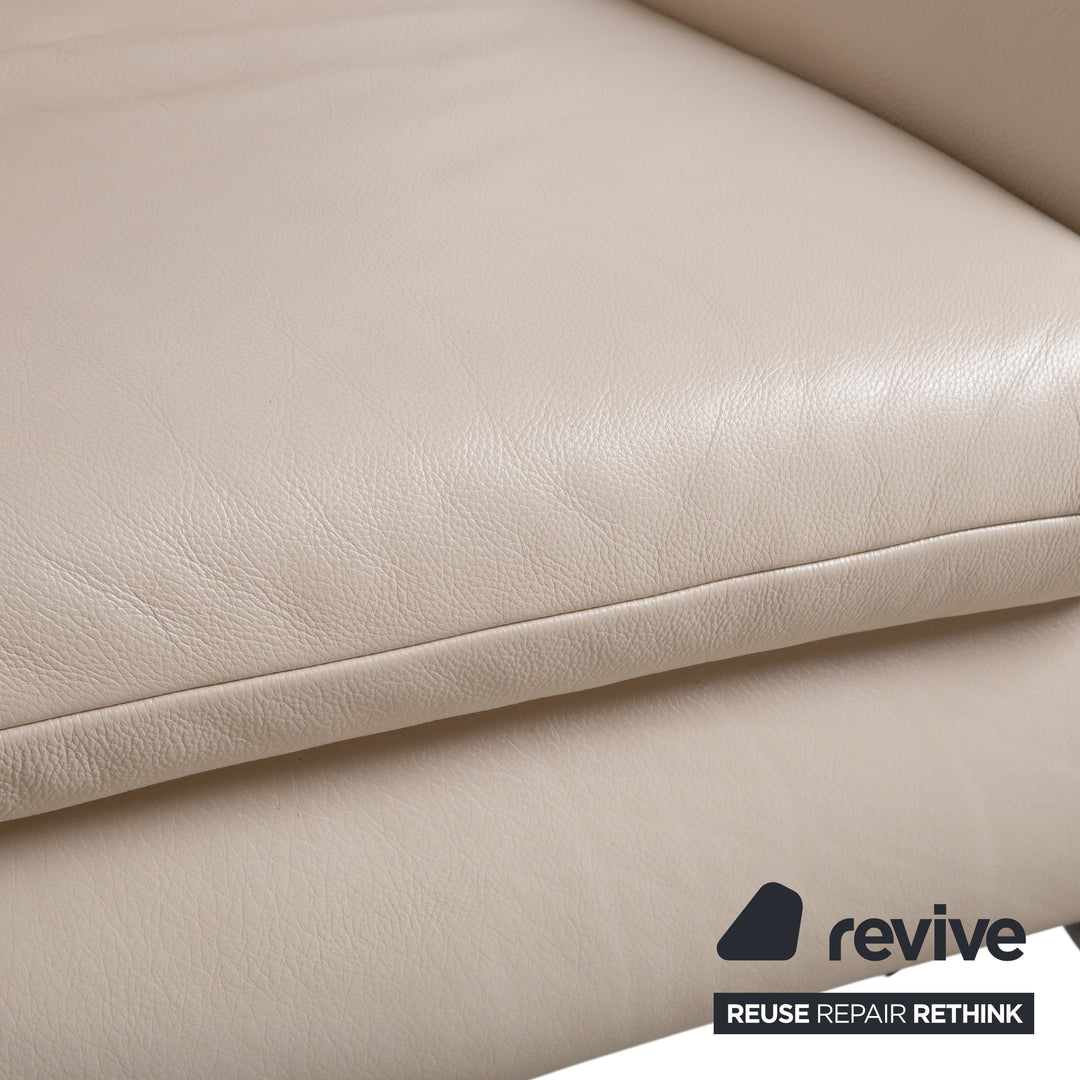 Koinor Rossini Leder Sessel Creme manuelle Funktion