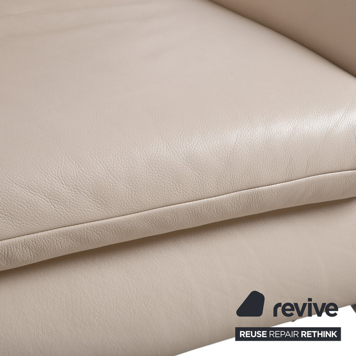 Koinor Rossini Leder Sessel Creme manuelle Funktion