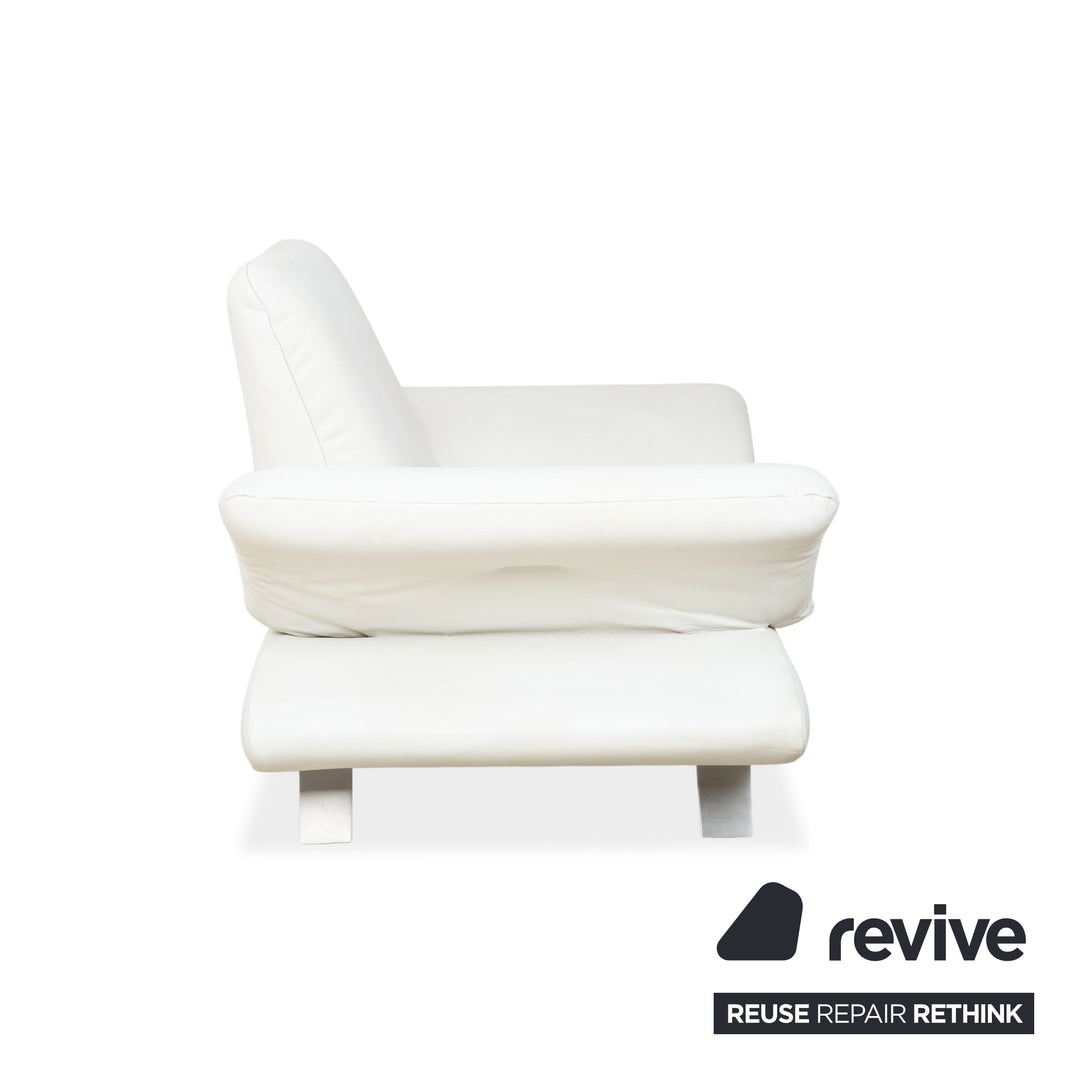 Koinor Rossini Leder Sessel Creme Weiß manuelle Funktion