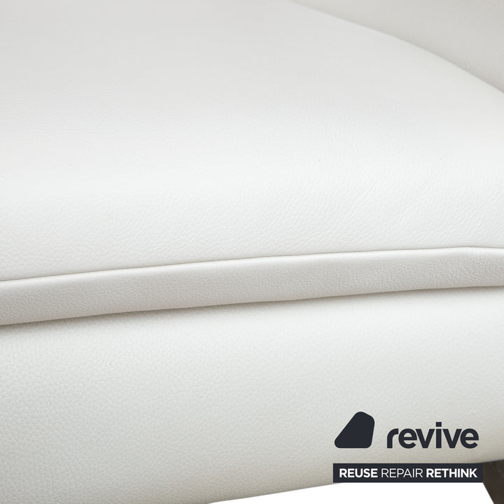 Koinor Rossini Leder Sessel Creme Weiß manuelle Funktion