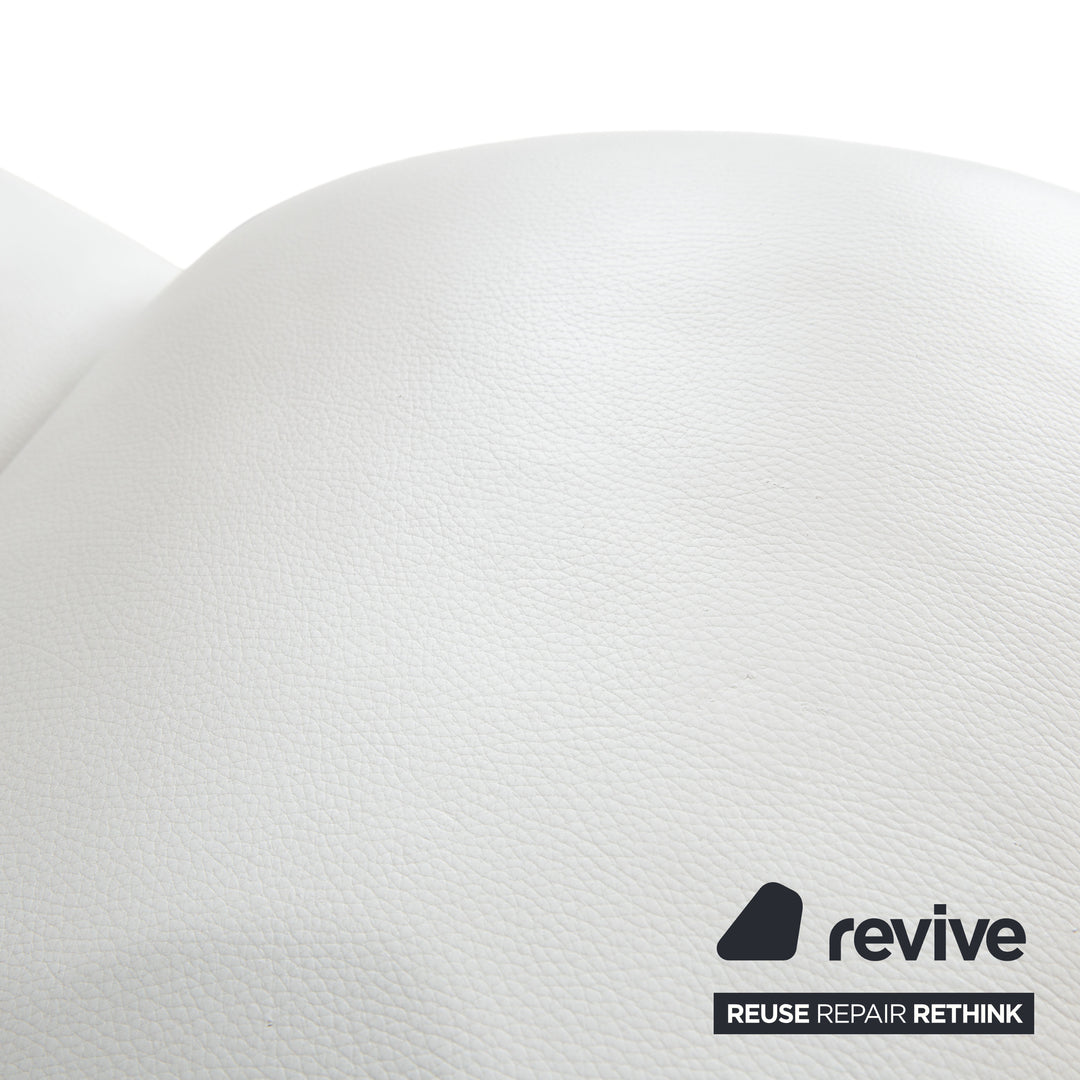 Koinor Rossini Leder Sessel Creme Weiß manuelle Funktion