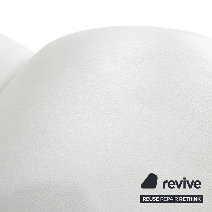 Koinor Rossini Leder Sessel Creme Weiß manuelle Funktion