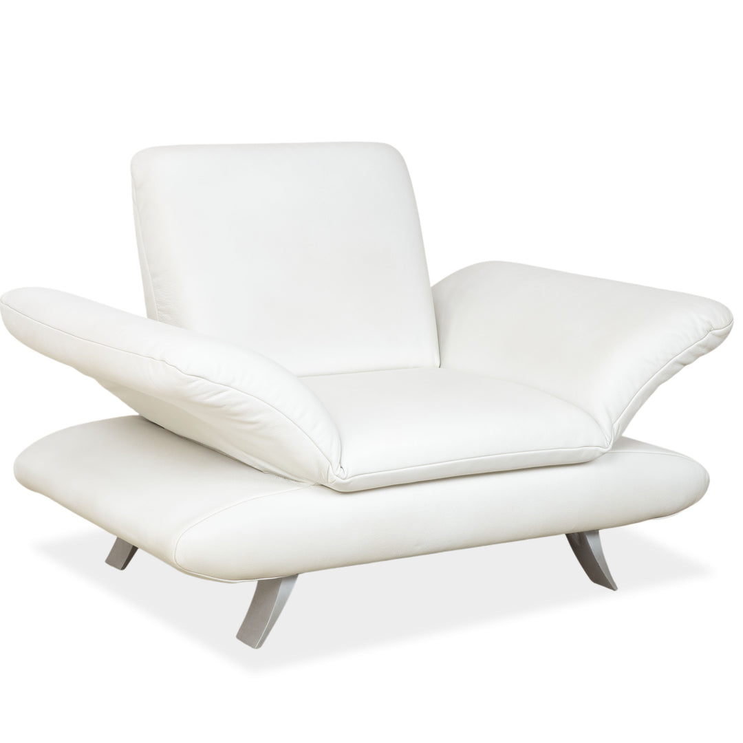 Koinor Rossini Leder Sessel Creme Weiß manuelle Funktion