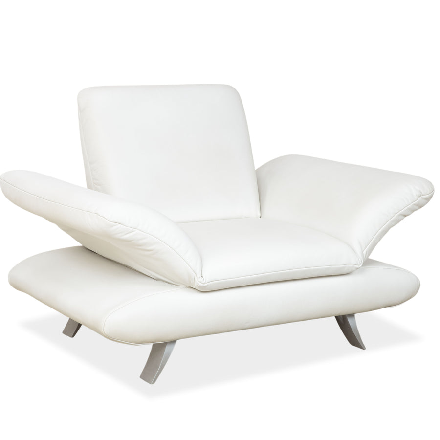 Koinor Rossini Leder Sessel Creme Weiß manuelle Funktion