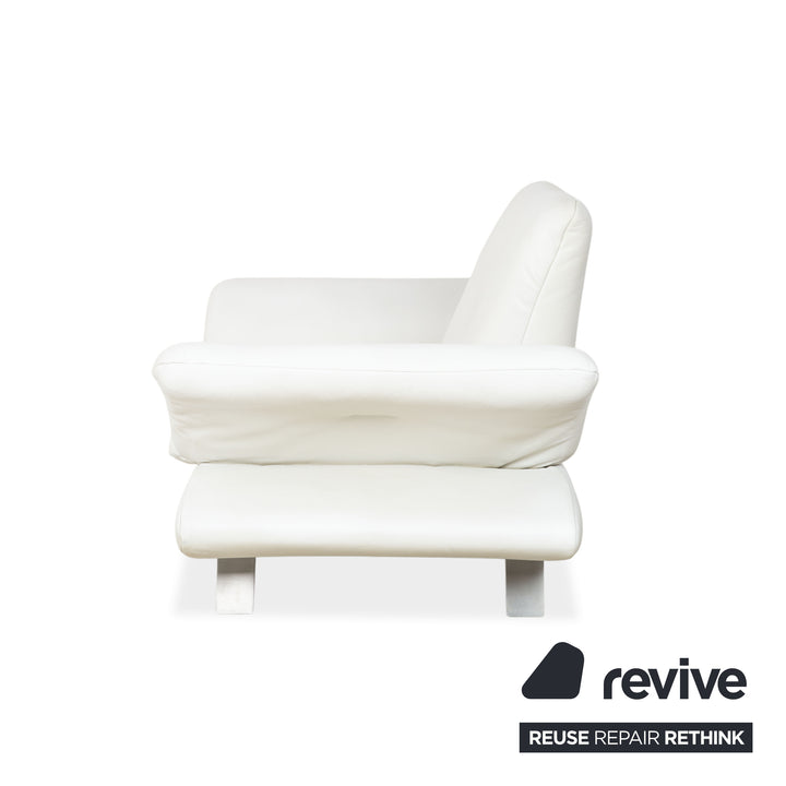 Koinor Rossini Leder Sessel Creme Weiß manuelle Funktion
