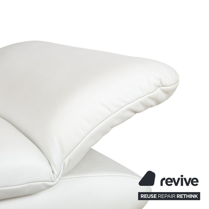 Koinor Rossini Leder Sessel Creme Weiß manuelle Funktion