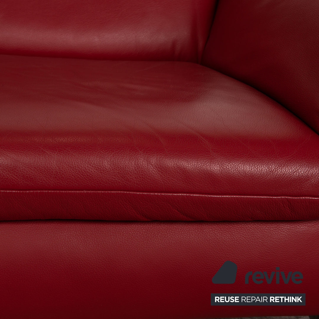 Koinor Rossini Leder Sessel Rot