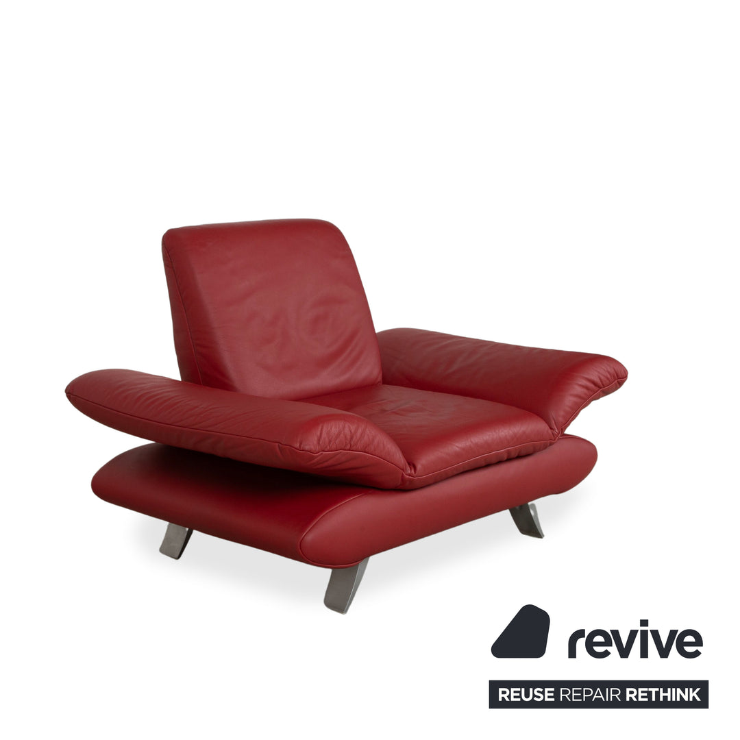 Koinor Rossini Leather Armchair Red manual function