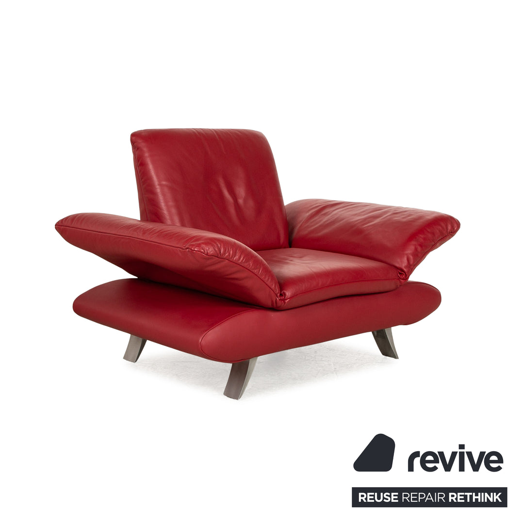 Koinor Rossini Leather Armchair Red manual function