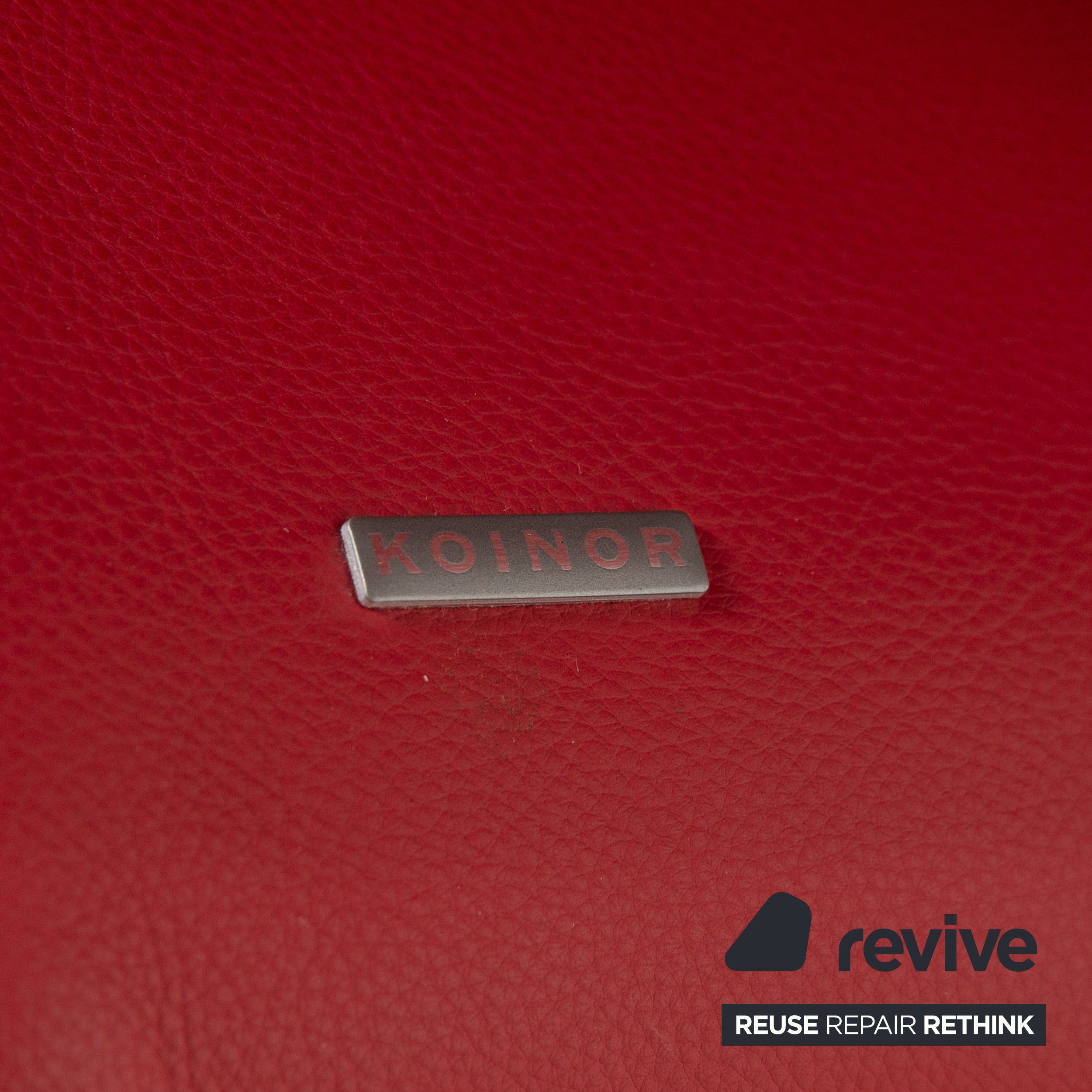 Koinor Rossini Leather Armchair Red manual function