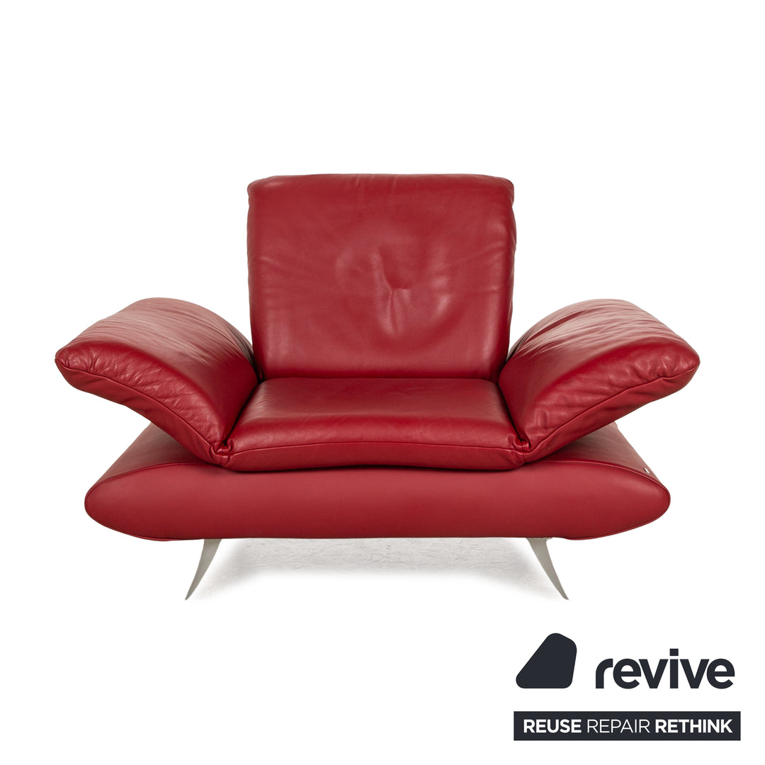 Koinor Rossini Leather Armchair Red manual function