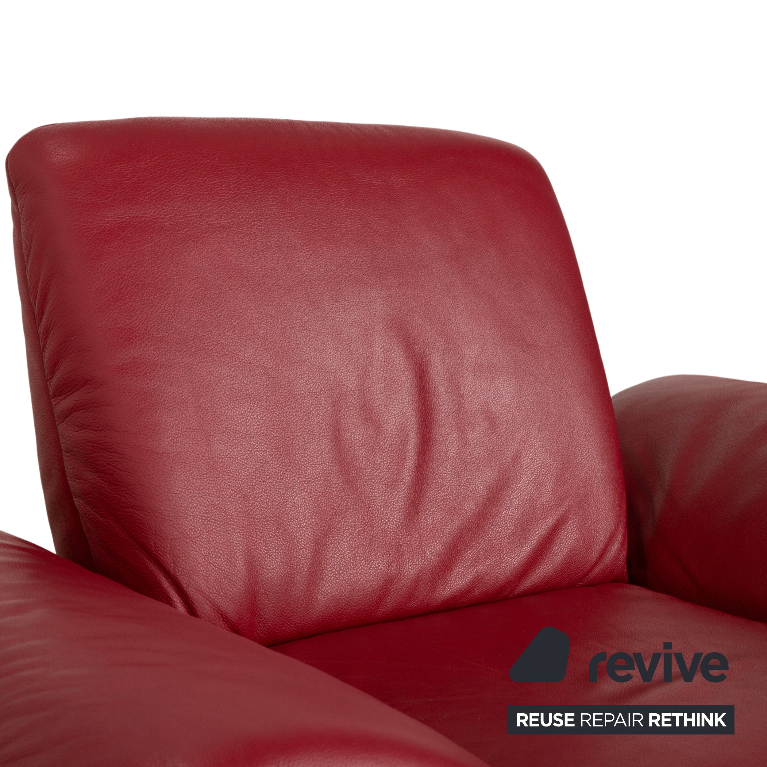 Koinor Rossini Leder Sessel Rot manuelle Funktion
