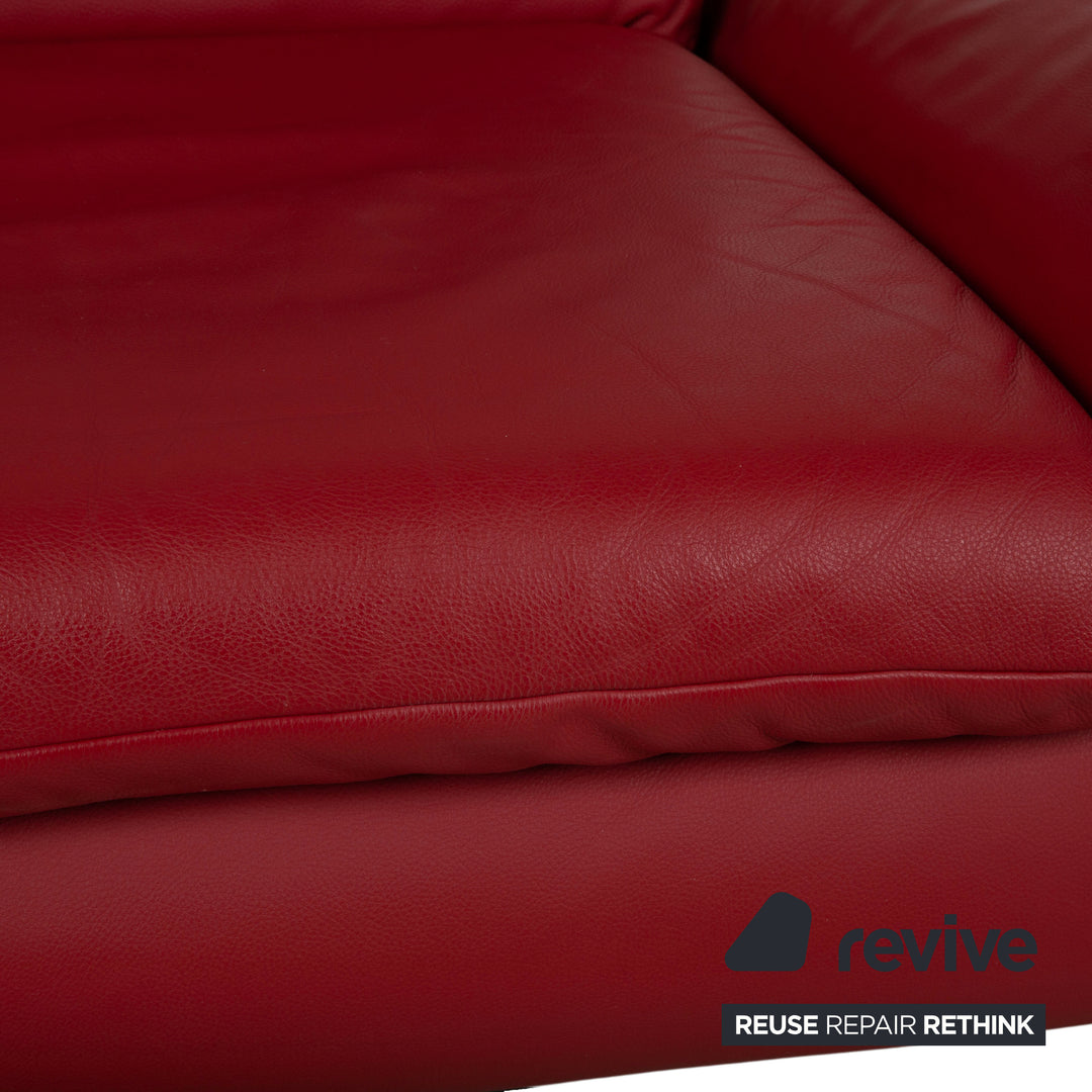 Koinor Rossini Leather Armchair Red manual function
