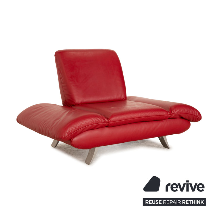 Koinor Rossini Leder Sessel Rot manuelle Funktion